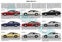 Nissan S13 180SX production history poster